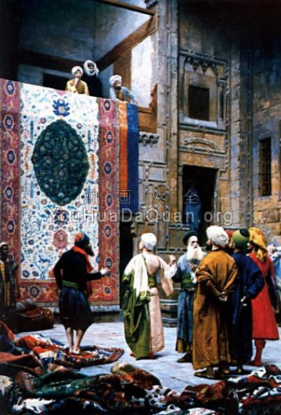 The Carpet Merchant - 让·莱昂·杰罗姆